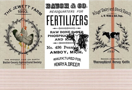 Farmhouse Project Roycycled Decoupage Paper