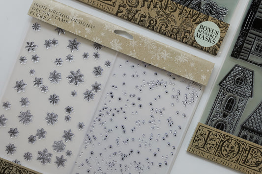 Flurry 12x12 IOD Stamp