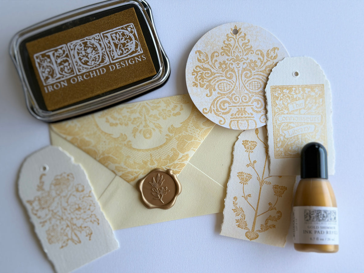 Gold Shimmer IOD Decor Ink Pad