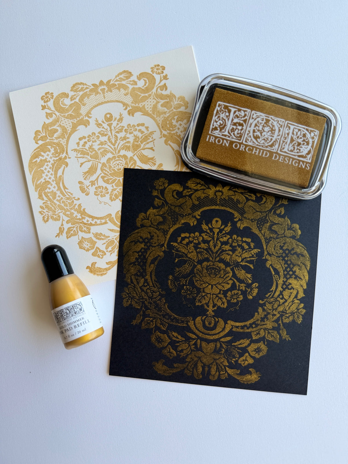 Gold Shimmer IOD Decor Ink Pad