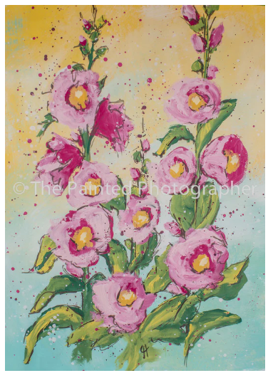 Hockyholly Hollyhock - Connie's Rice Paper
