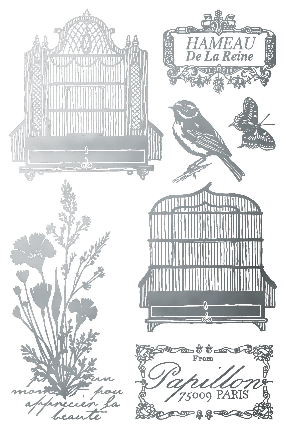 Papillon IOD Foil Transfer