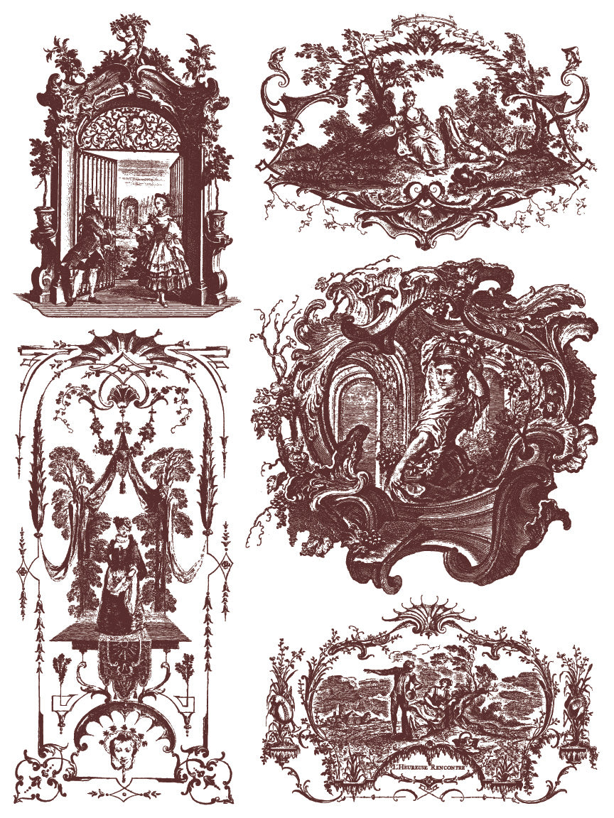 Hameau De La Reine IOD Paint Inlay