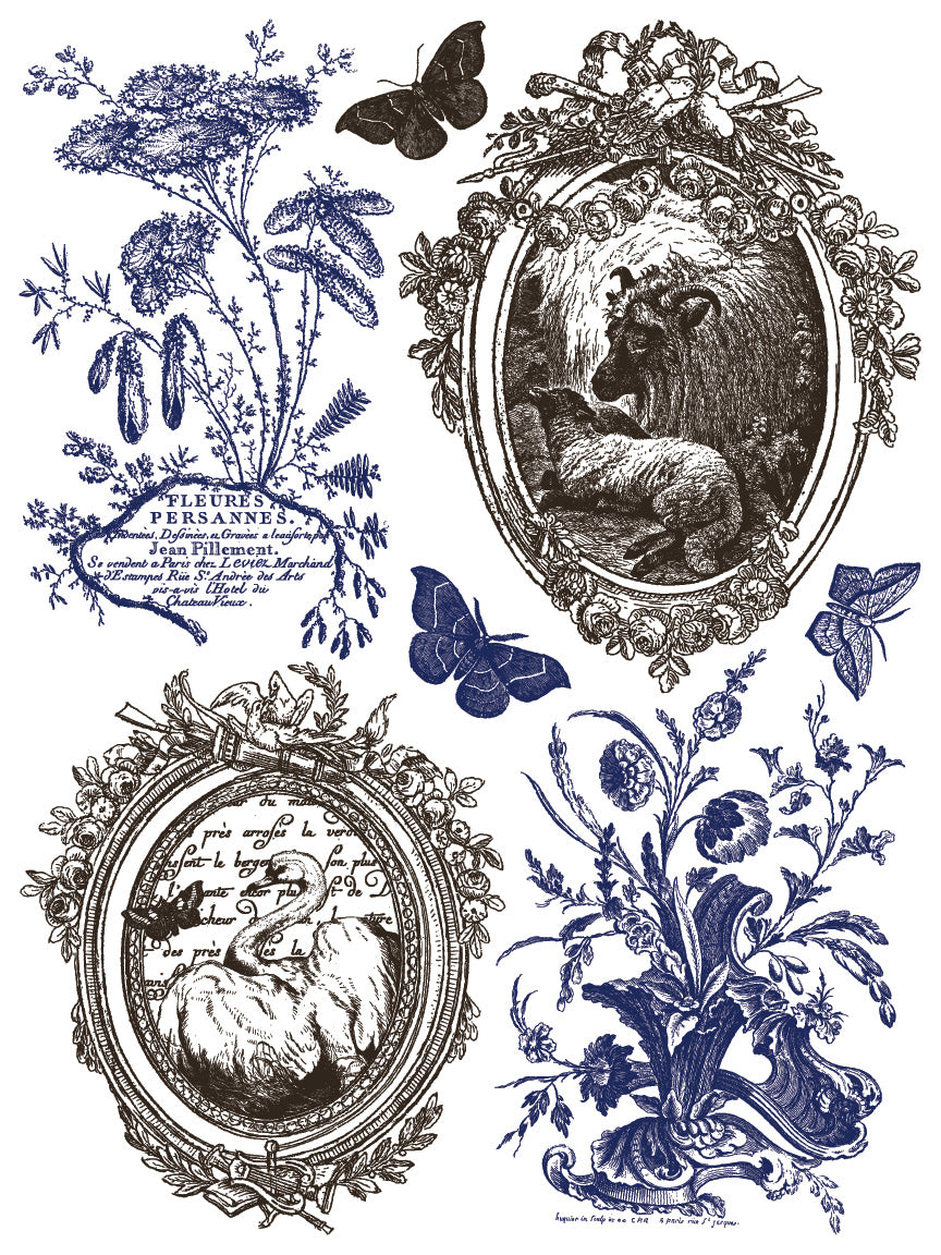 Hameau De La Reine IOD Paint Inlay