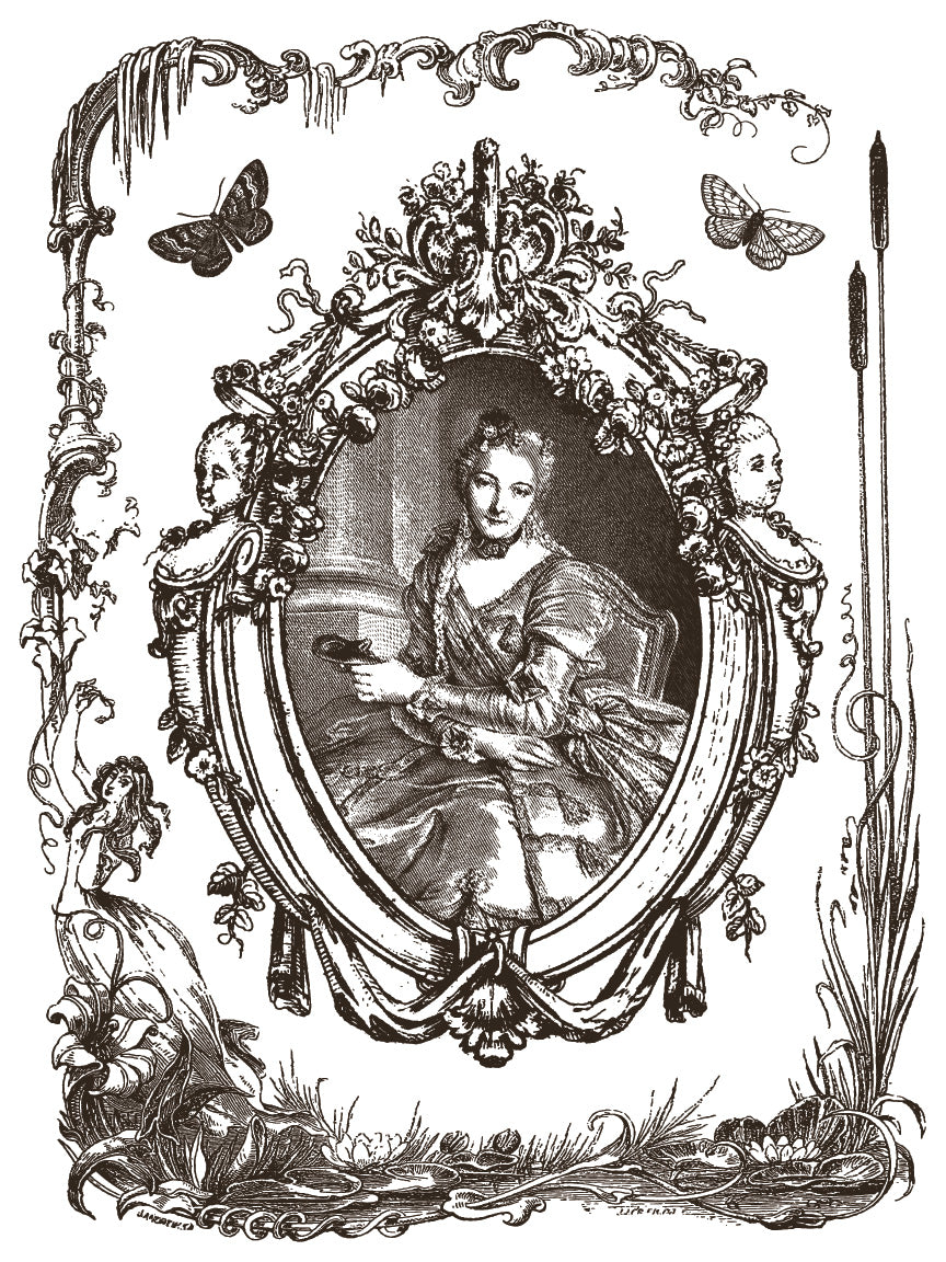 Hameau De La Reine IOD Paint Inlay