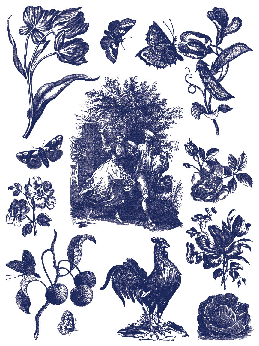Hameau De La Reine IOD Paint Inlay