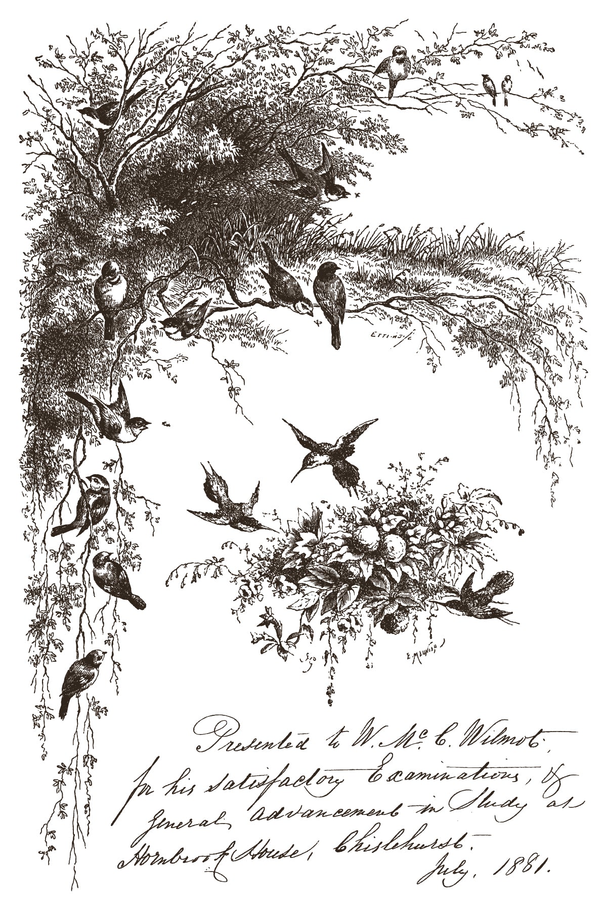 Little Lark — IOD Paint Inlay 8x12 3-Color Paint Inlay Set