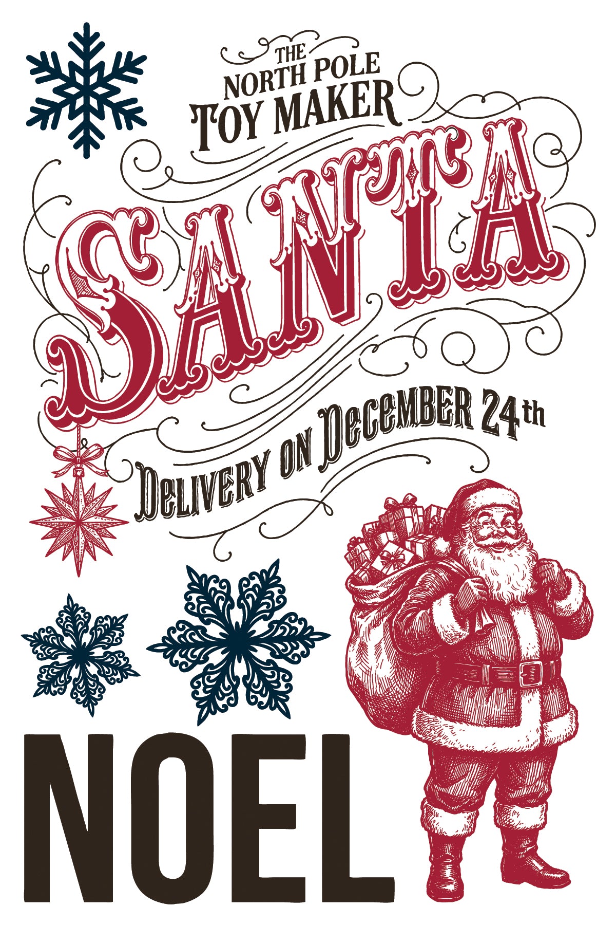 The North Pole Co Paint Inlay