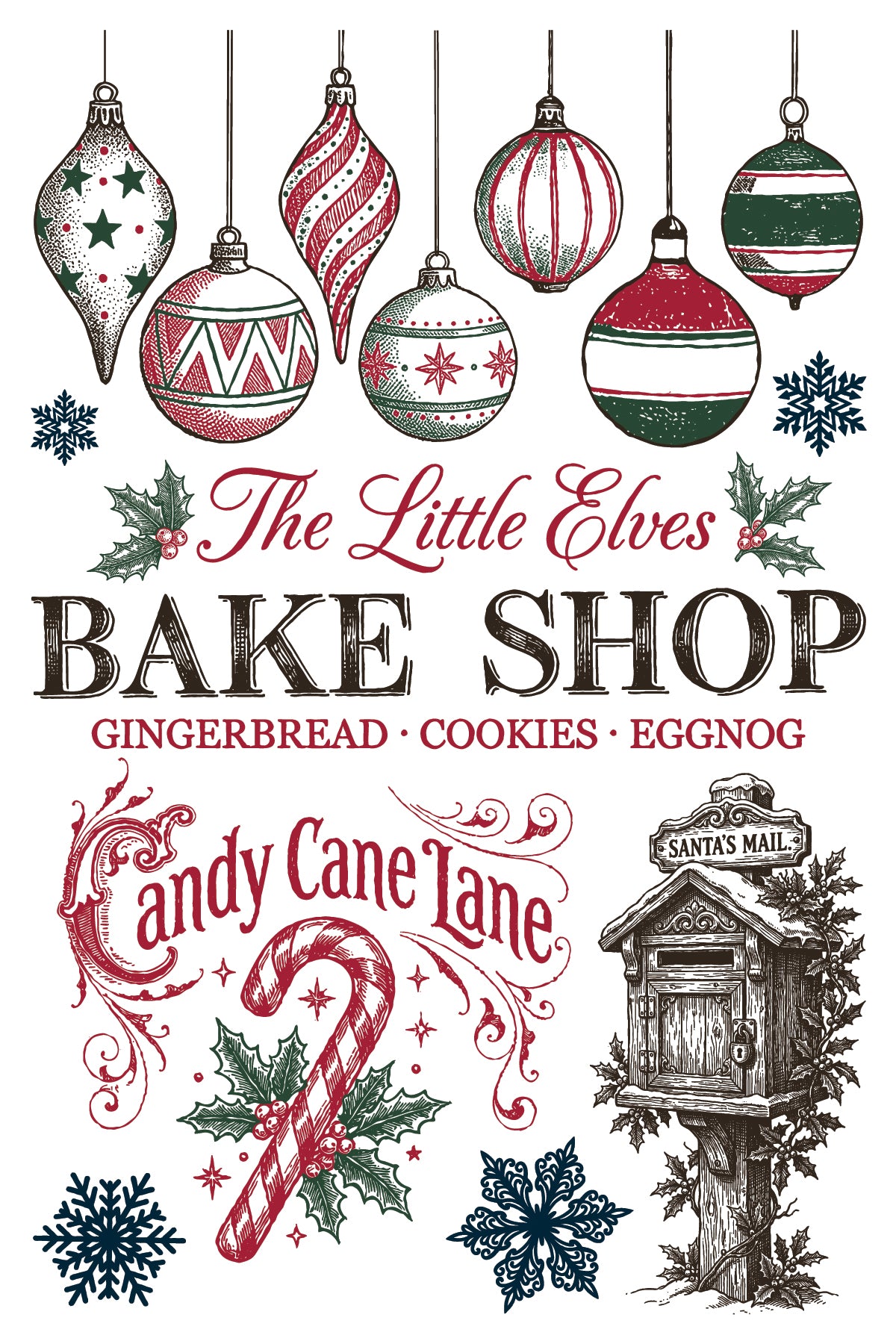 The North Pole Co Paint Inlay