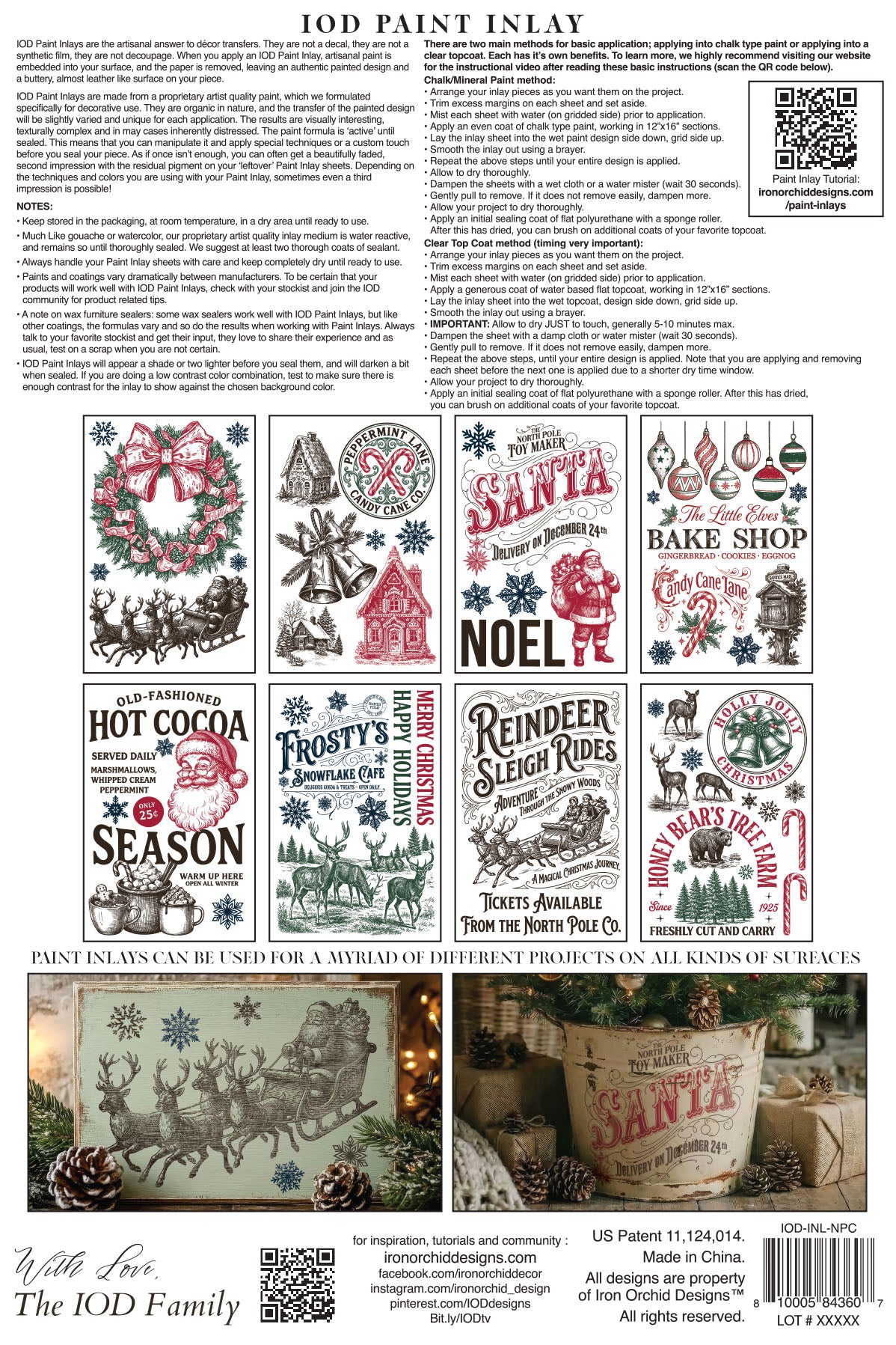 The North Pole Co Paint Inlay