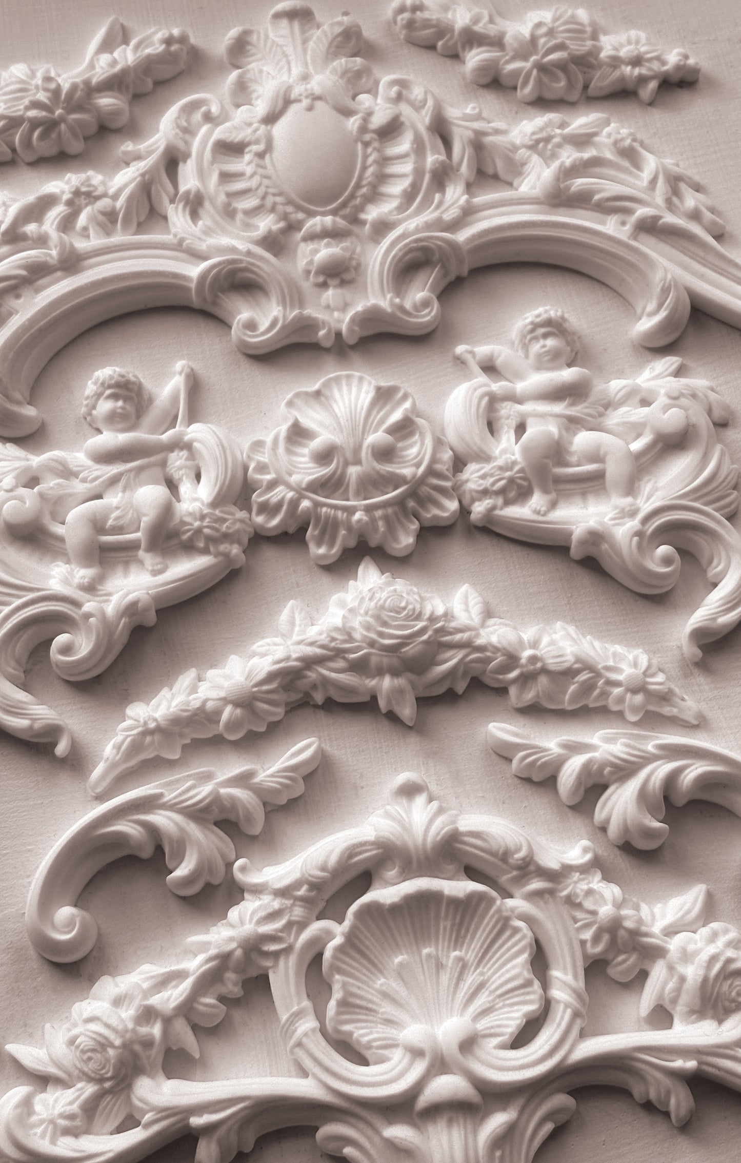 Cadré — IOD Mould 6x10 Baroque Frame Mould