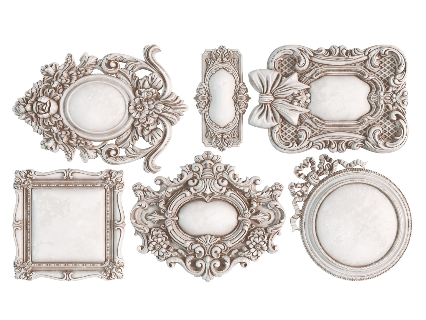 Frames Three — IOD Mould 6x10 Vintage Frame Mould