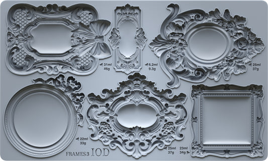 Frames Three — IOD Mould 6x10 Vintage Frame Mould