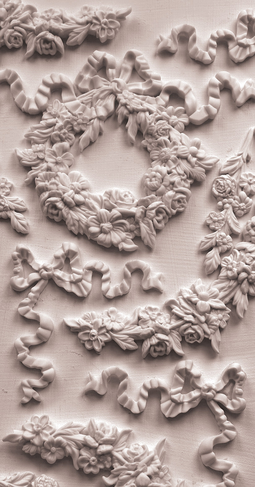 Wreath and Swags IOD Mould