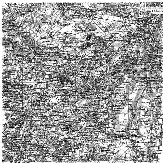 Orléans — IOD Stamp 12x12 Single Sheet Texture Stamp