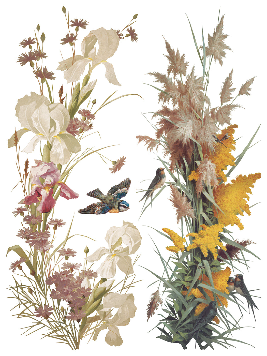 Flowers by the Poets — IOD Transfer 12x16 Full Color Transfer Set