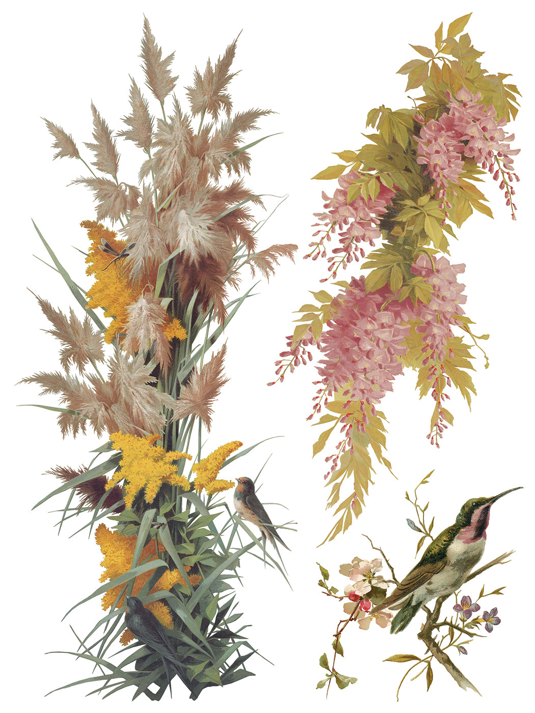 Flowers by the Poets — IOD Transfer 12x16 Full Color Transfer Set