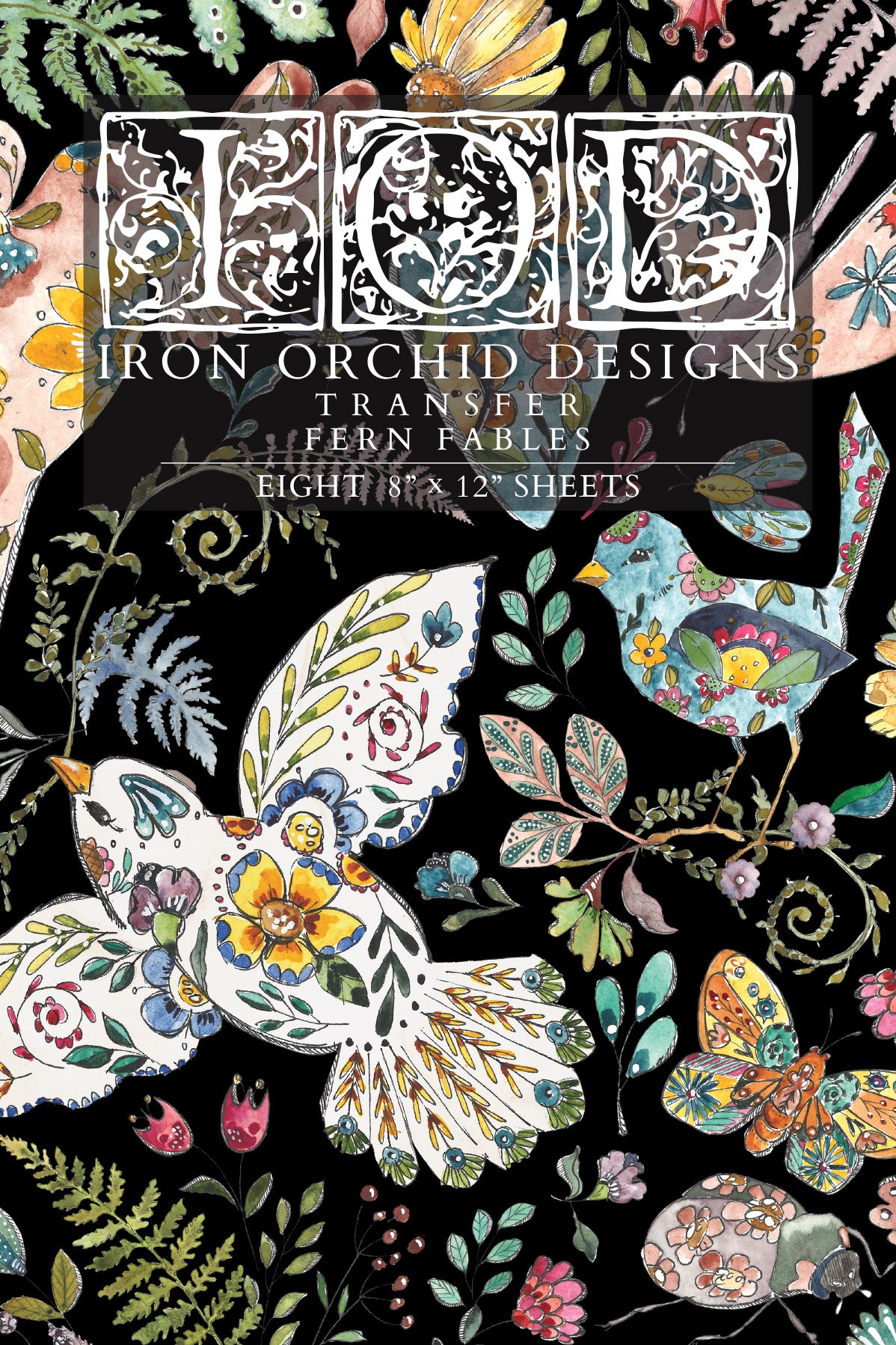 Fern Fables — IOD Transfer 8x12 Full Color Transfer Set