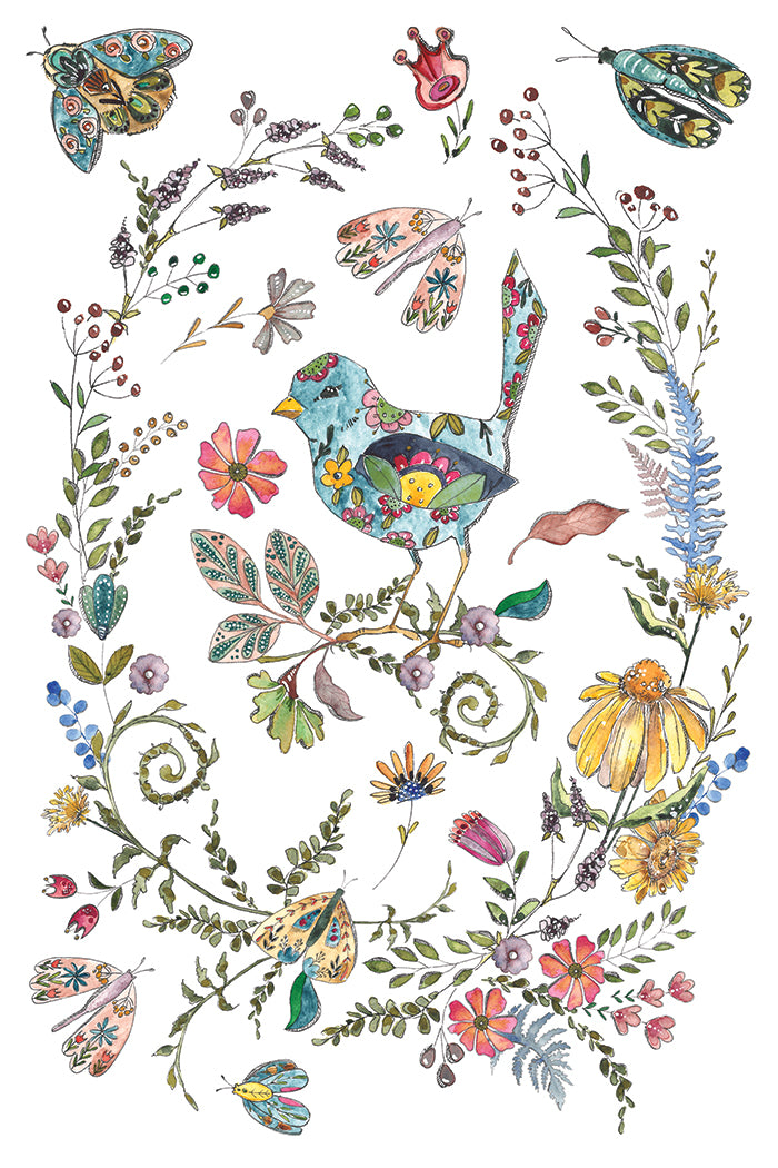 Fern Fables — IOD Transfer 8x12 Full Color Transfer Set