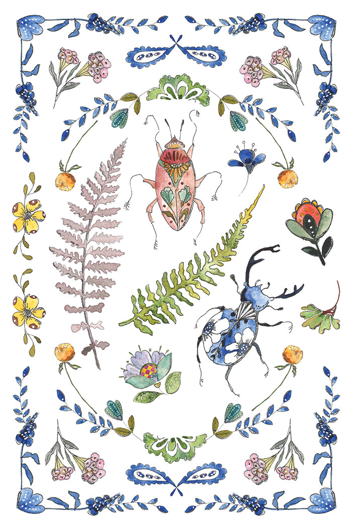 Fern Fables — IOD Transfer 8x12 Full Color Transfer Set