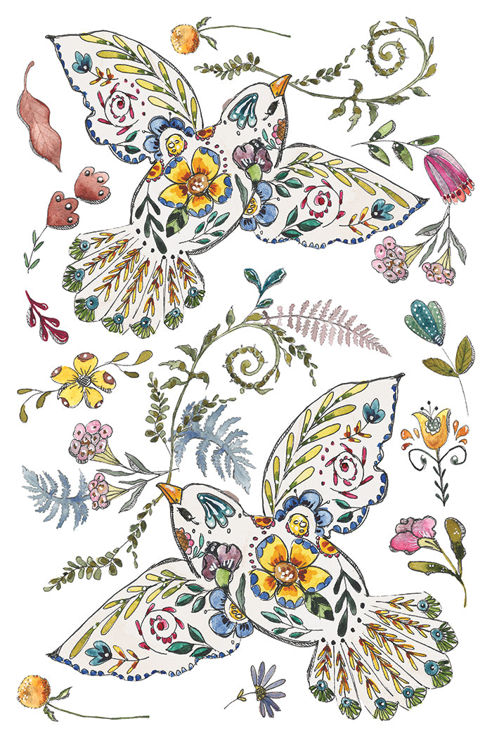 Fern Fables — IOD Transfer 8x12 Full Color Transfer Set