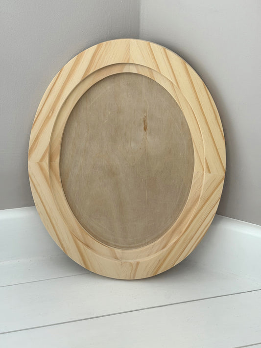 Large Oval Wood Blank