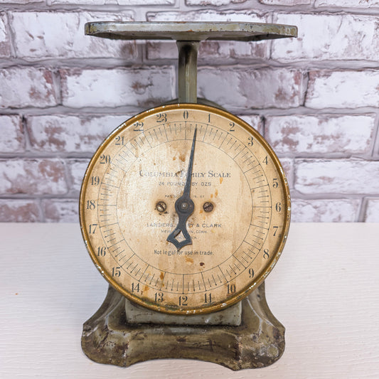 Antique Columbia Family Scale by Landers, Frary & Clark
