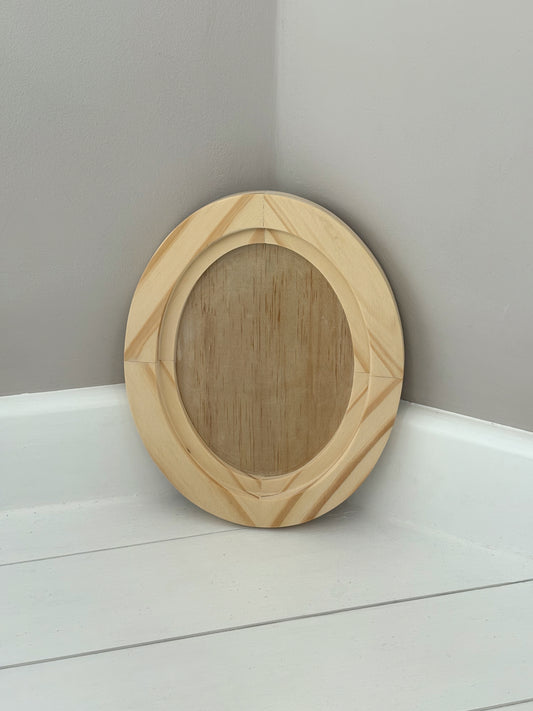 Small Oval Wood Blank