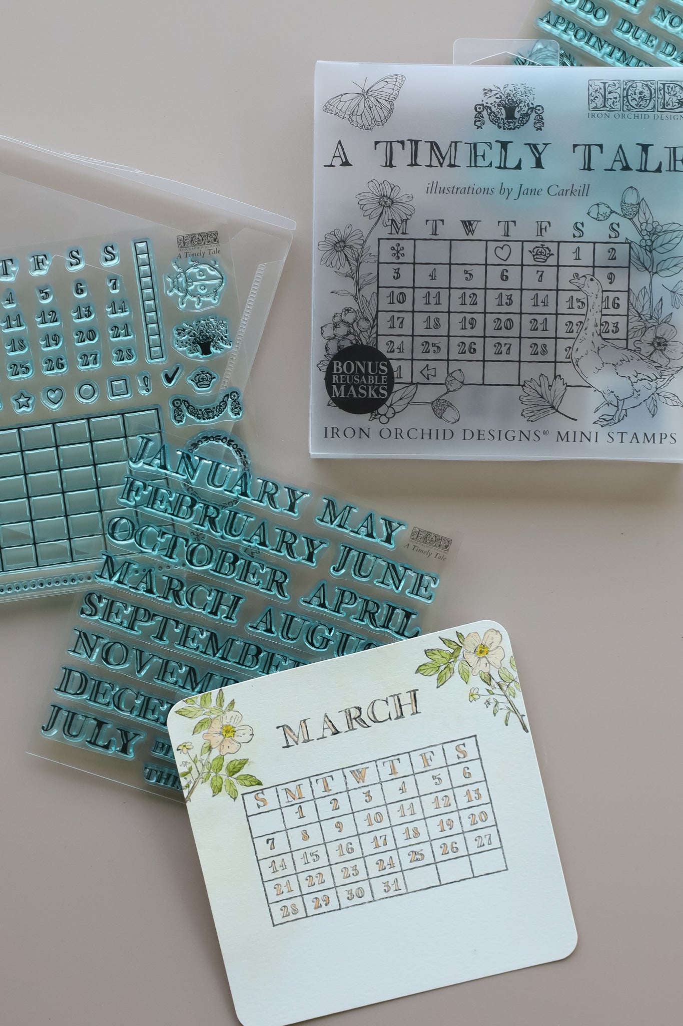A Timely Tale Stamp 6x6