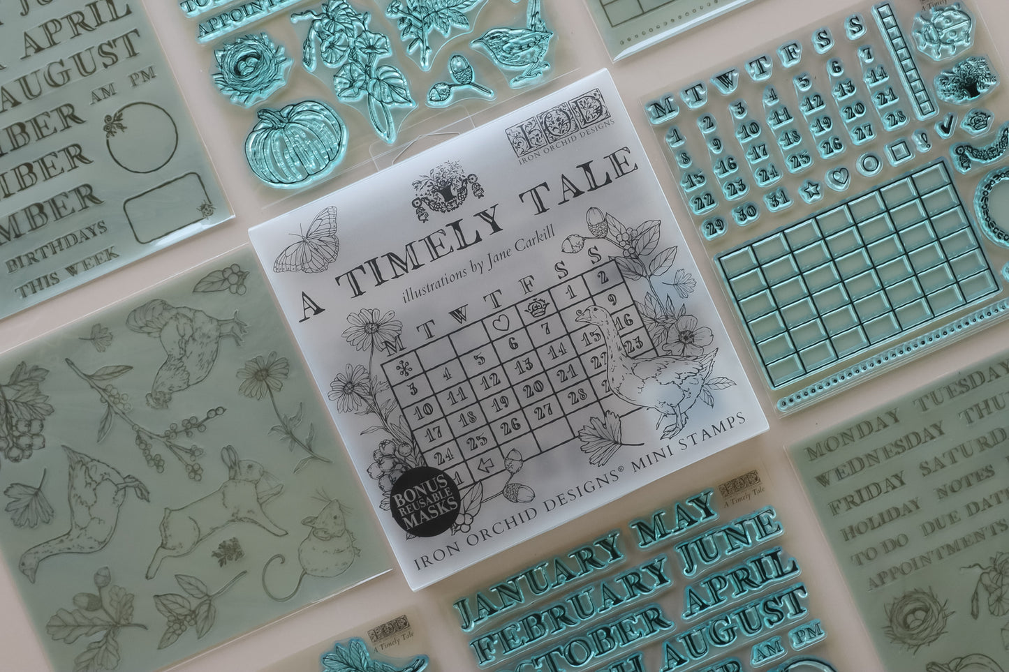 A Timely Tale Stamp 6x6