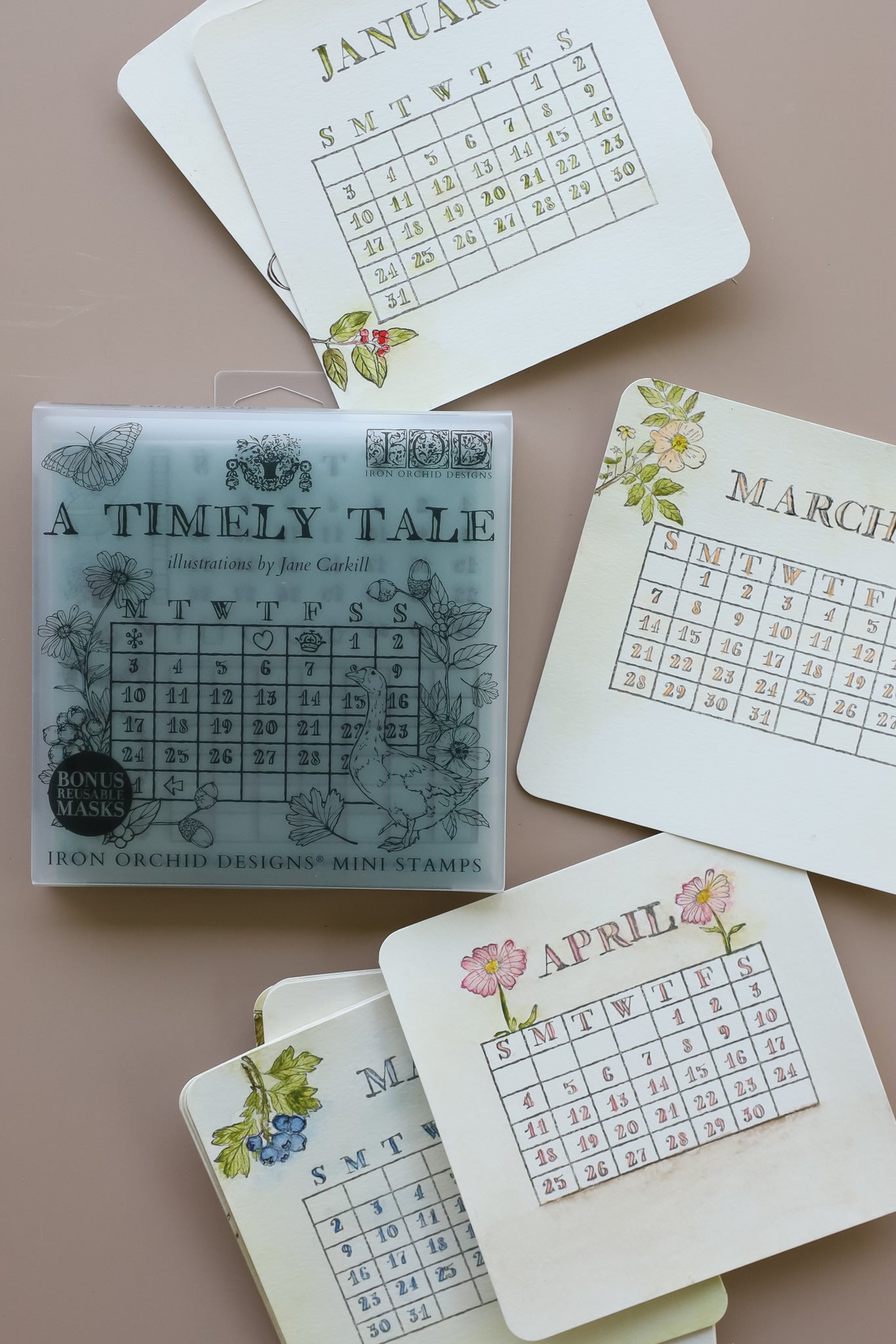 A Timely Tale Stamp 6x6
