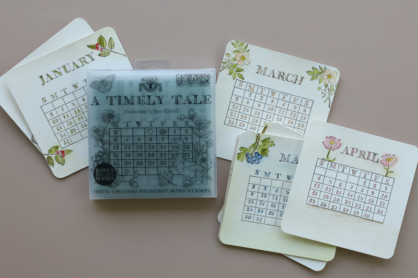 A Timely Tale Stamp 6x6