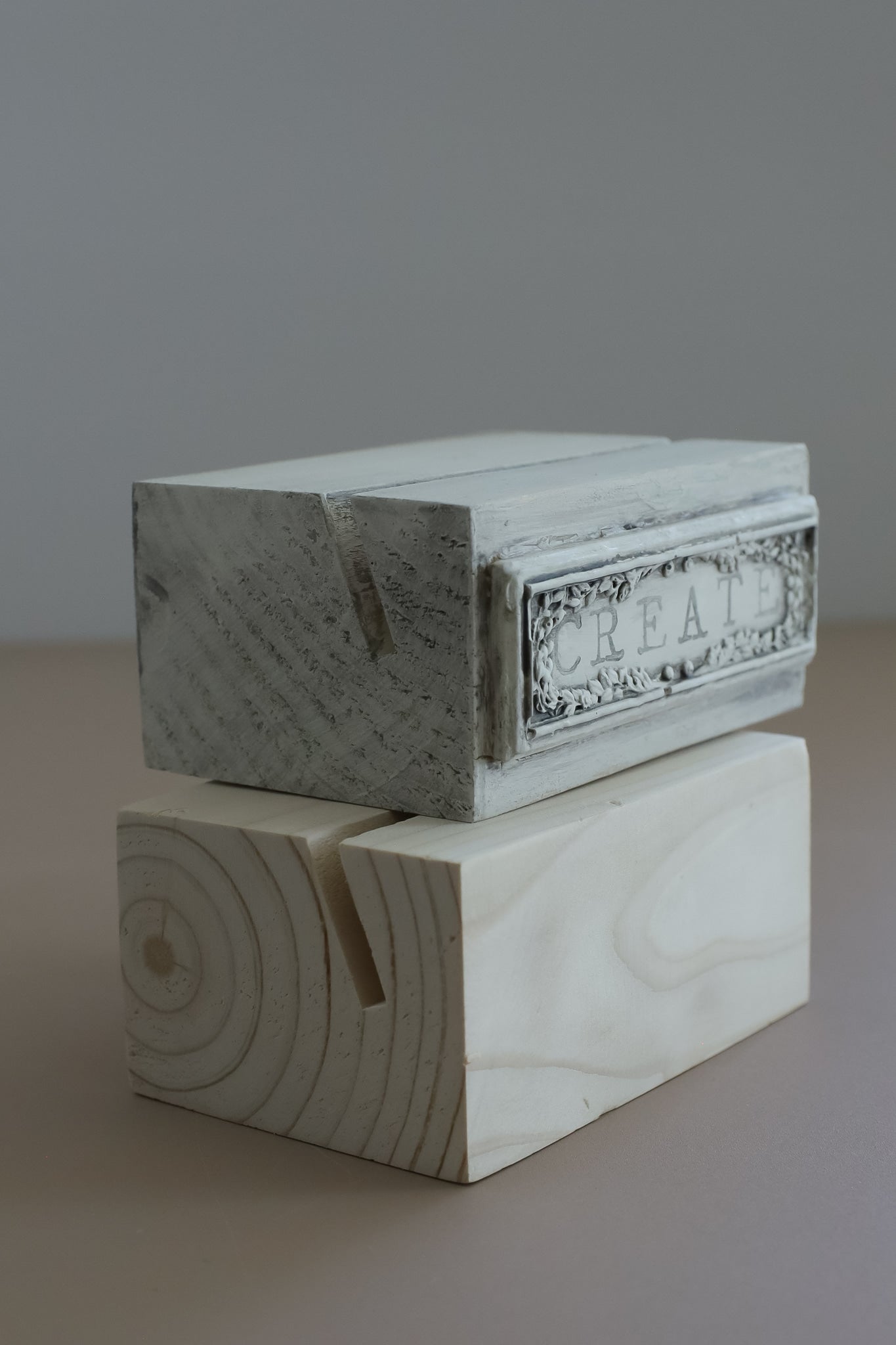 Wood Block Stands (Pack of 2)