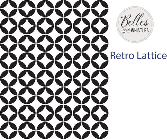 Retro Lattice - Stencil