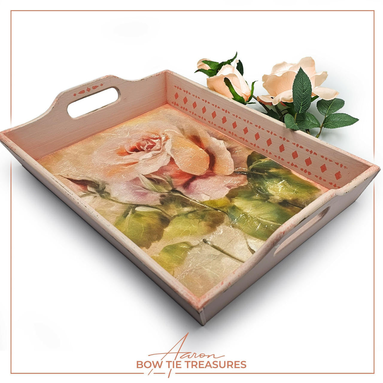 Blushing Roses - A1 Rice Decoupage Paper