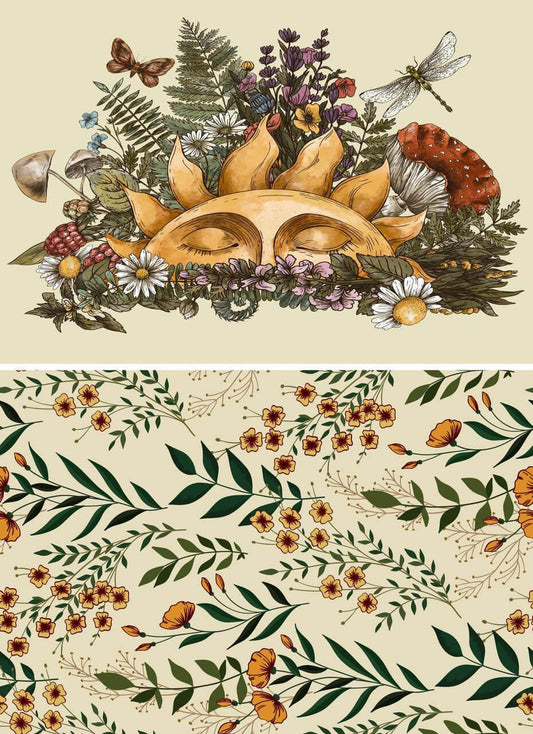 Here Comes the Sun - Tissue Decoupage Paper