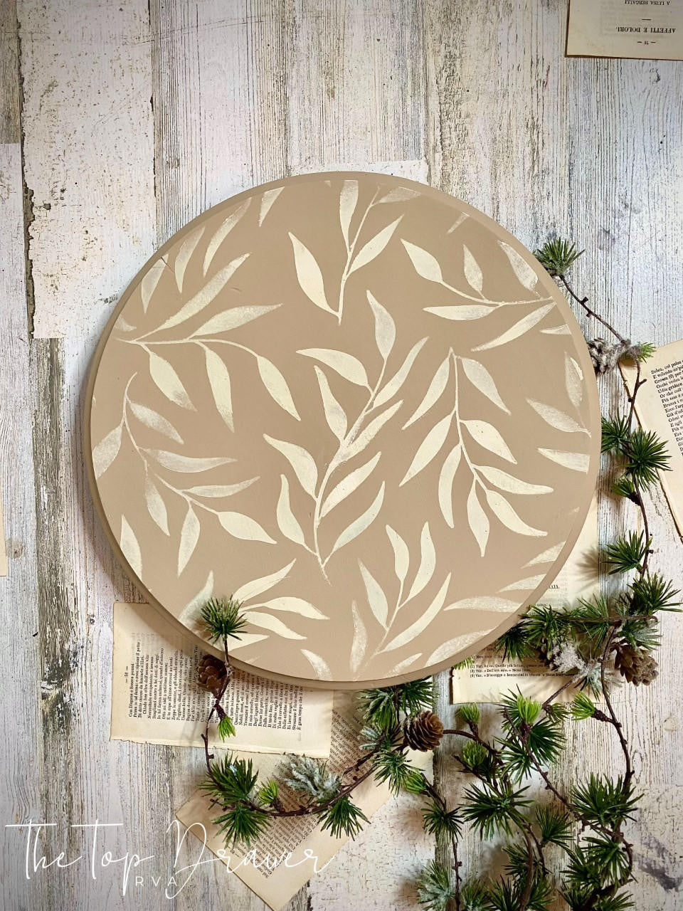 Leaf Me Alone - Stencil