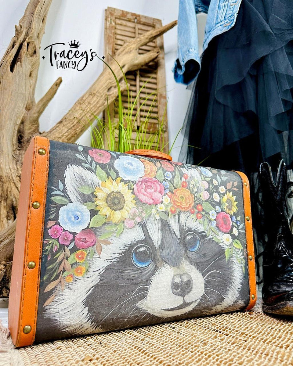 Clever Raccoon - Rice Decoupage Paper