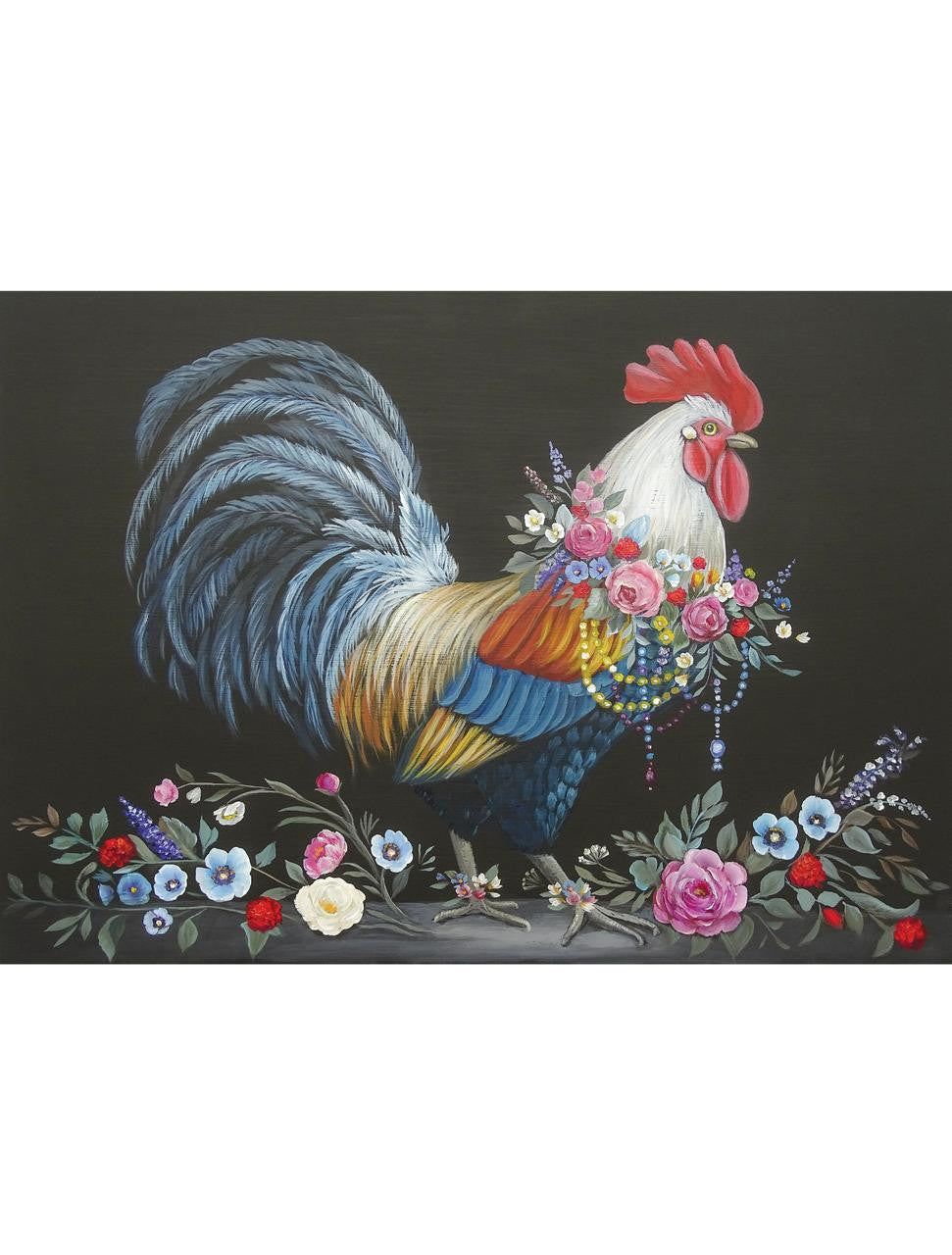 Royal Rooster - Rice Decoupage Paper – The Vintage Hen & Chick